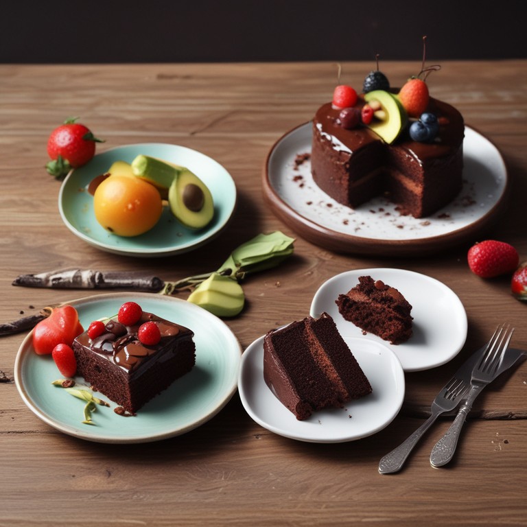 Bolo de Chocolate com Aveia e Abacate