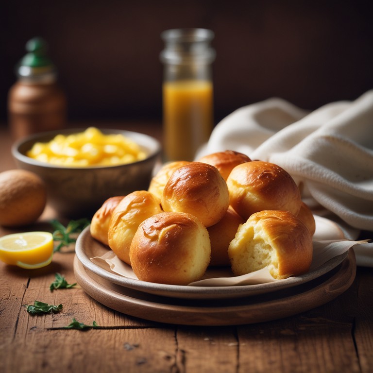 Pão de Queijo com Manteiga