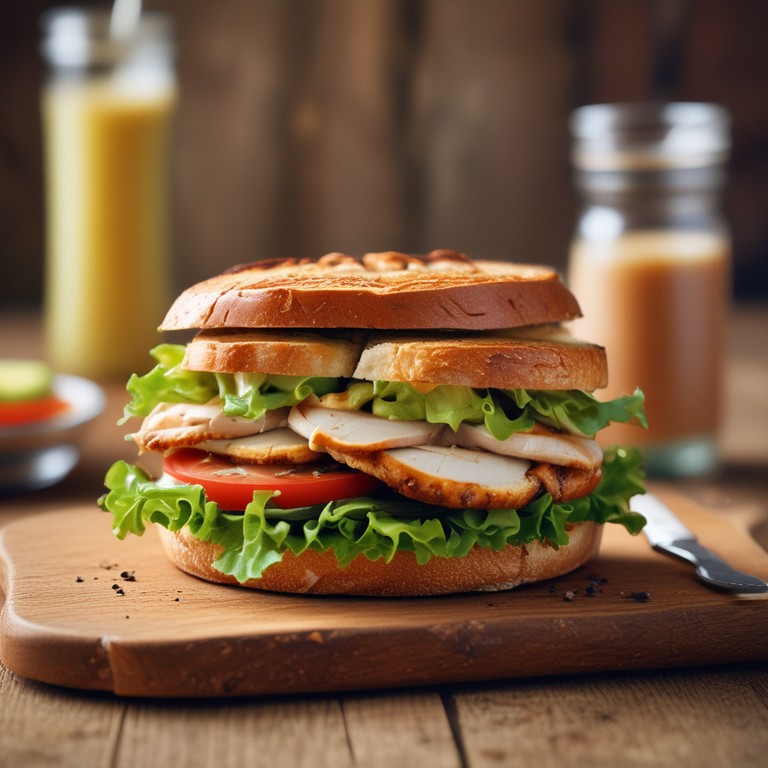 Ultimate Grilled Chicken Sandwich with Avocado and Spicy Mayo