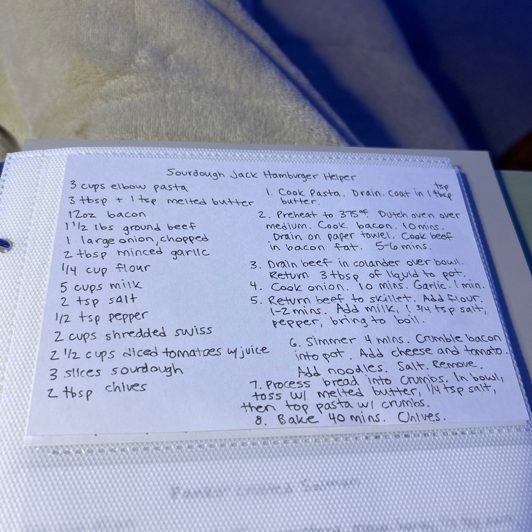 Sourdough Jack Hamburger Helper