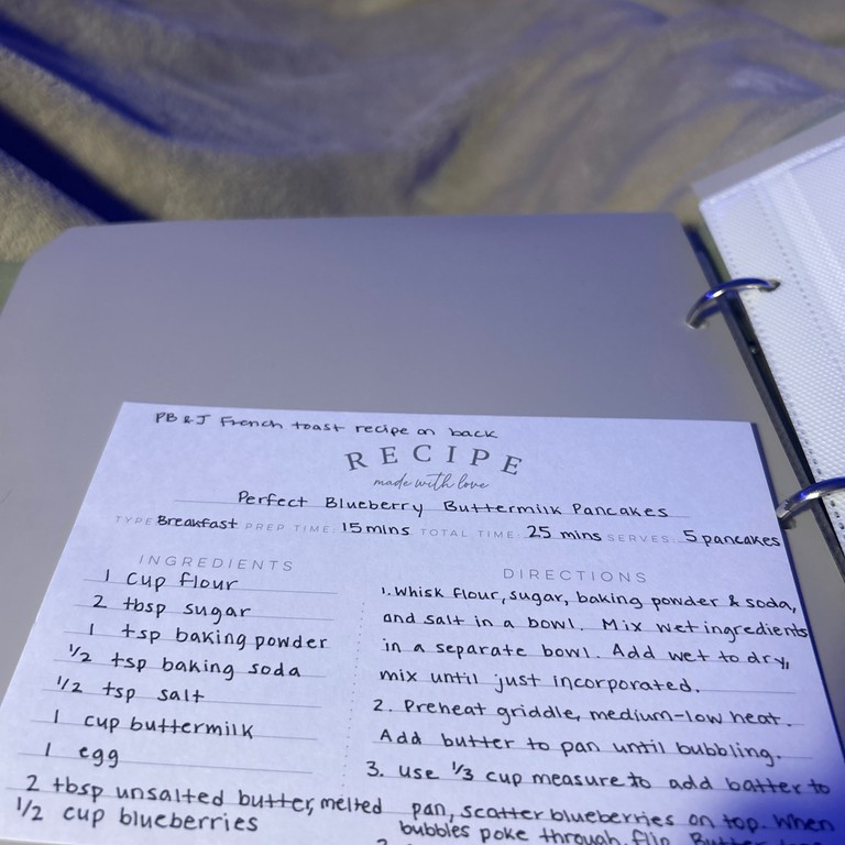 Perfect Blueberry Buttermilk Pancakes