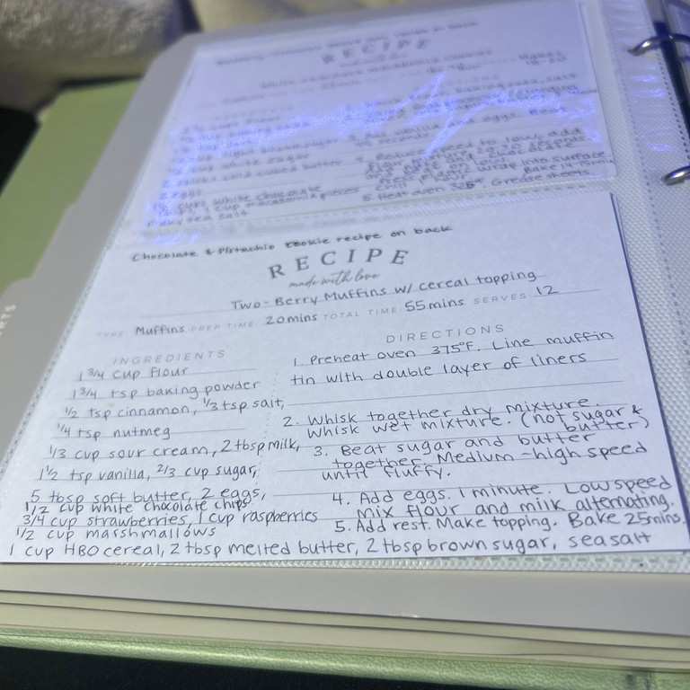 Two-Berry Muffins with Cereal Topping