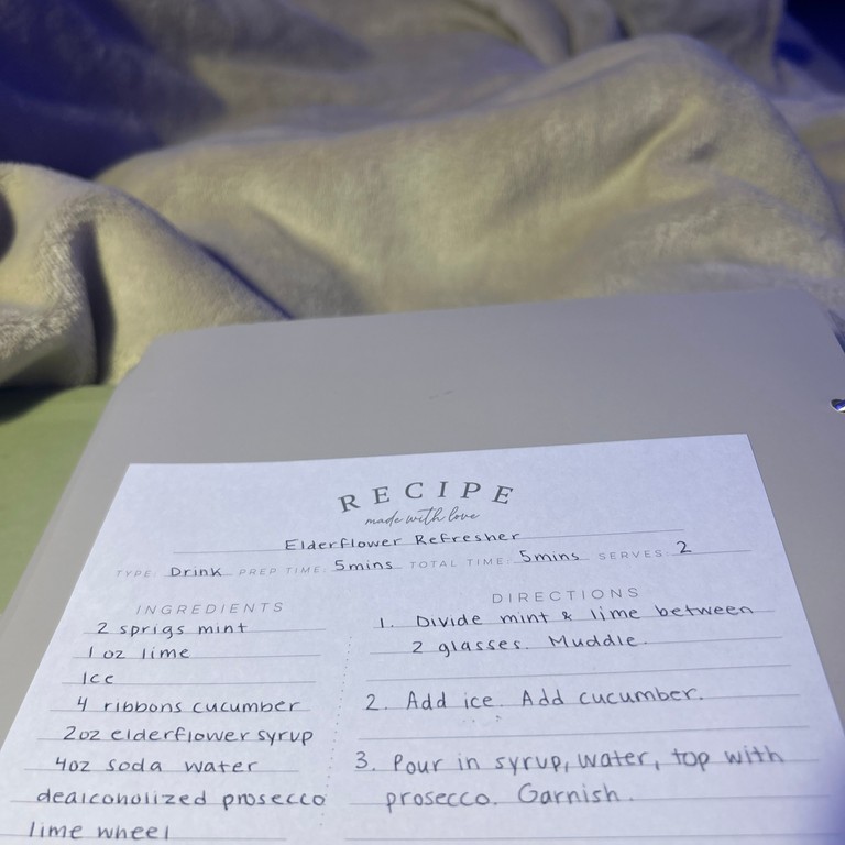 Elderflower Refresher