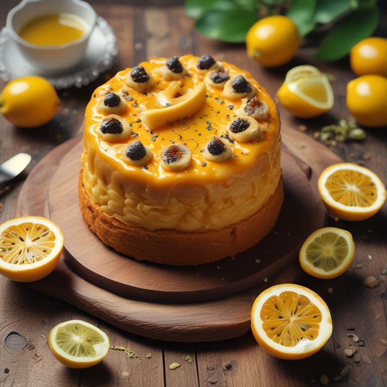 Bolo de Maracujá com Cobertura de Leite Condensado