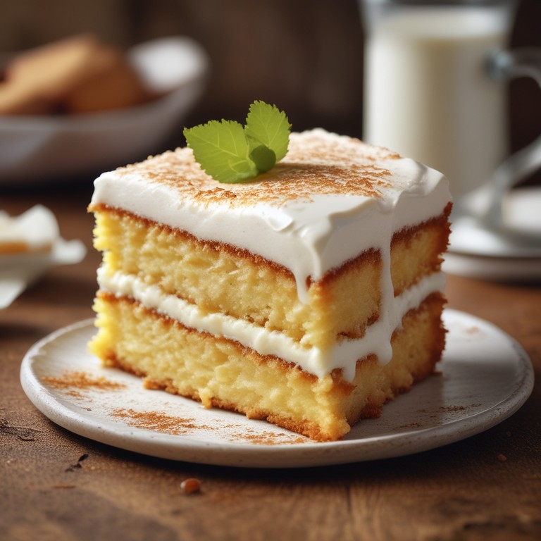 Bolo de Leite Condensado com Farinha Láctea
