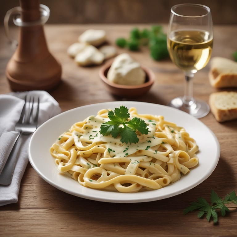 Идеальные макароны с соусом Альфредо