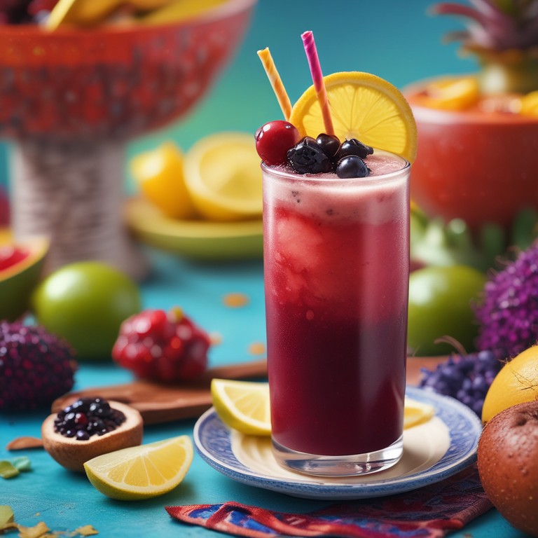Agua Fresca de Tamarindo con Açai