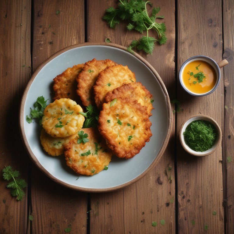 Cheesy Cabbage Rice Flour Fritters