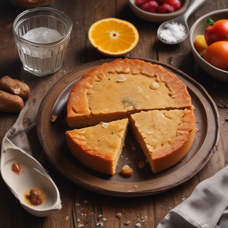 Jaggery Rice Flour Cake with a Sweet Twist