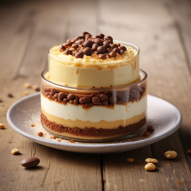 Sobremesa de Paçoca com Leite Condensado e Creme de Leite