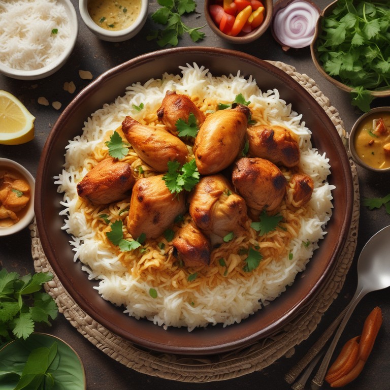 Ultimate Chicken Biryani for One and a Half Kilograms of Chicken