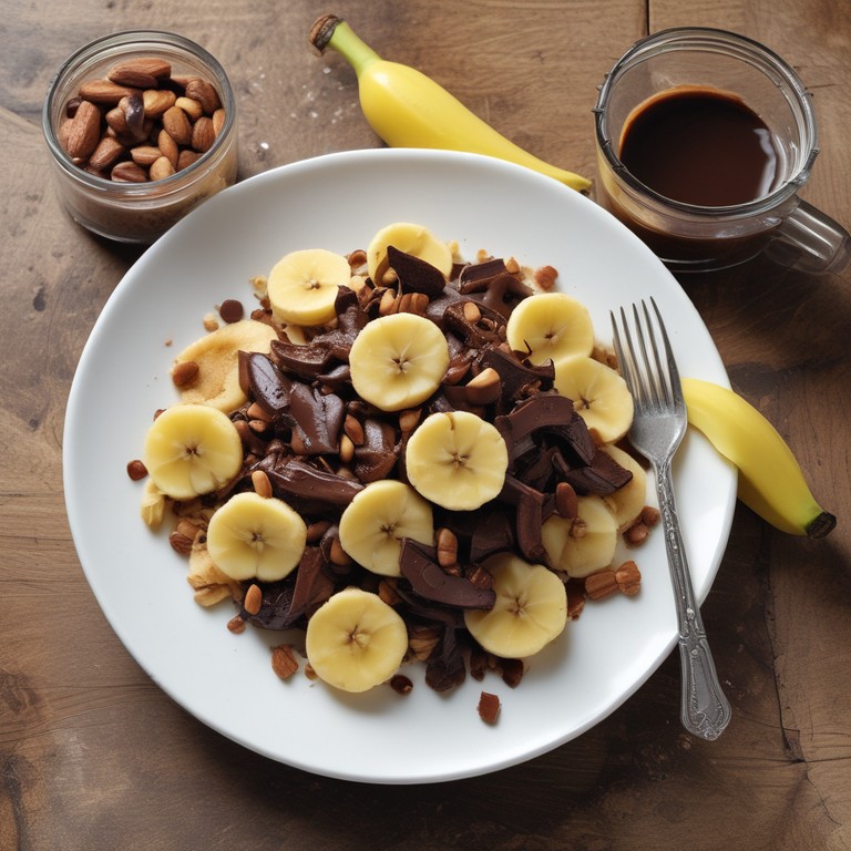 Banana Achocolatada Deliciosa