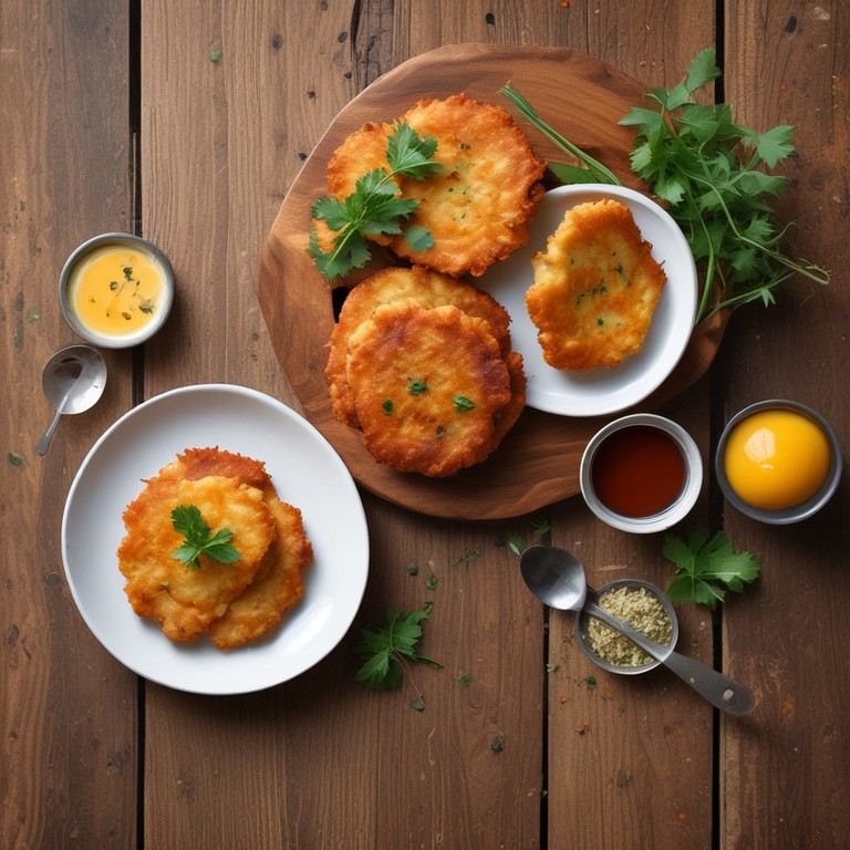 Bolinho de Batata com Trigo e Ovo