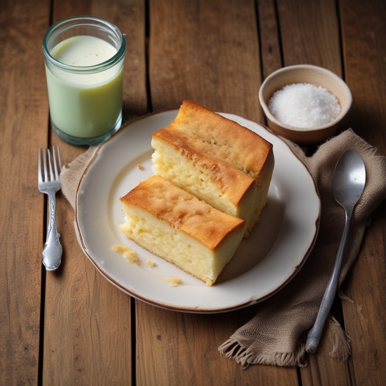 Bolo de Leite Condensado com Farinha de Mandioca