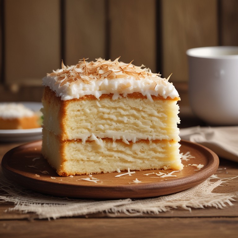 Bolo de Coco Cremoso