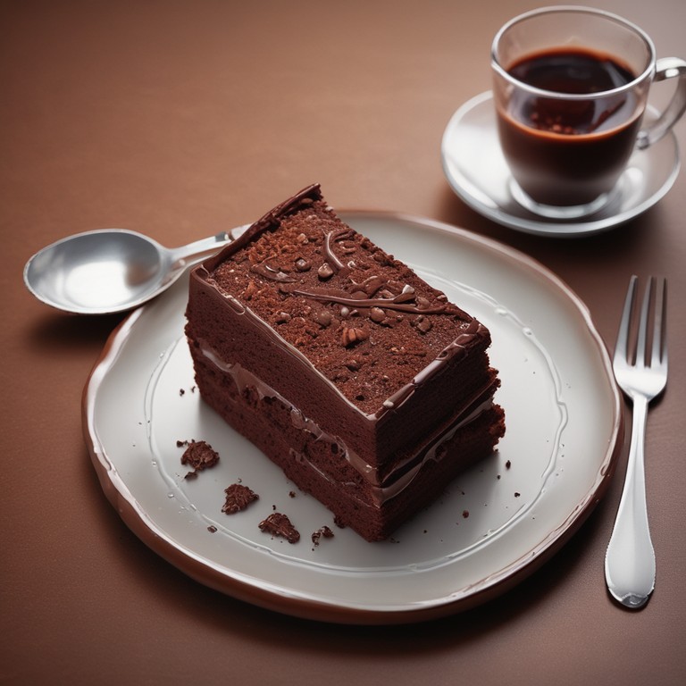 Bolo Gelado de Chocolate Sem Coco