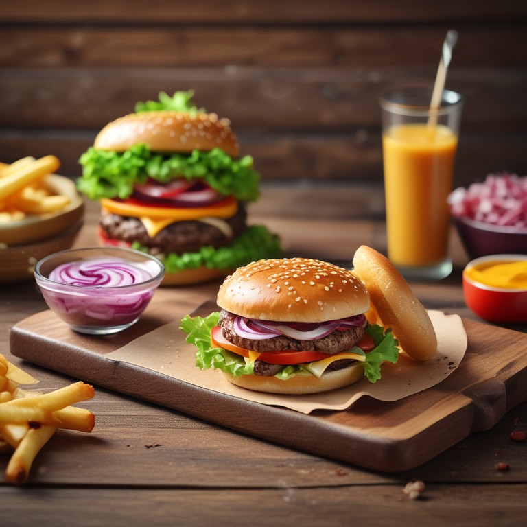 Ultimate Gourmet Burger with Homemade Sauce