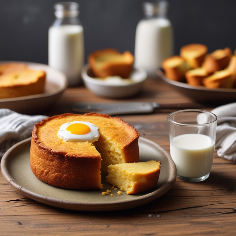 Bolo de Fubá com Leite e Ovos na Air Fryer