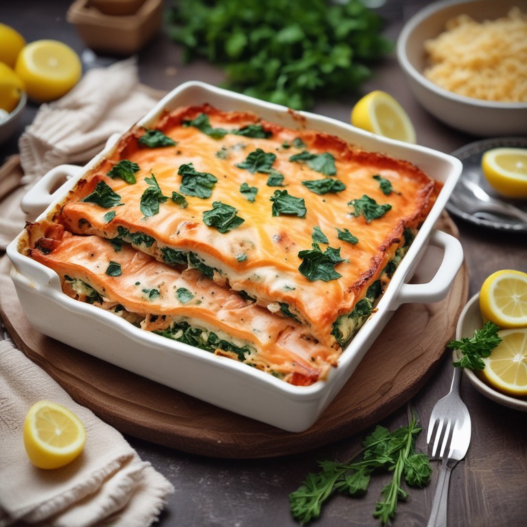 Lasagne Saumon Épinards