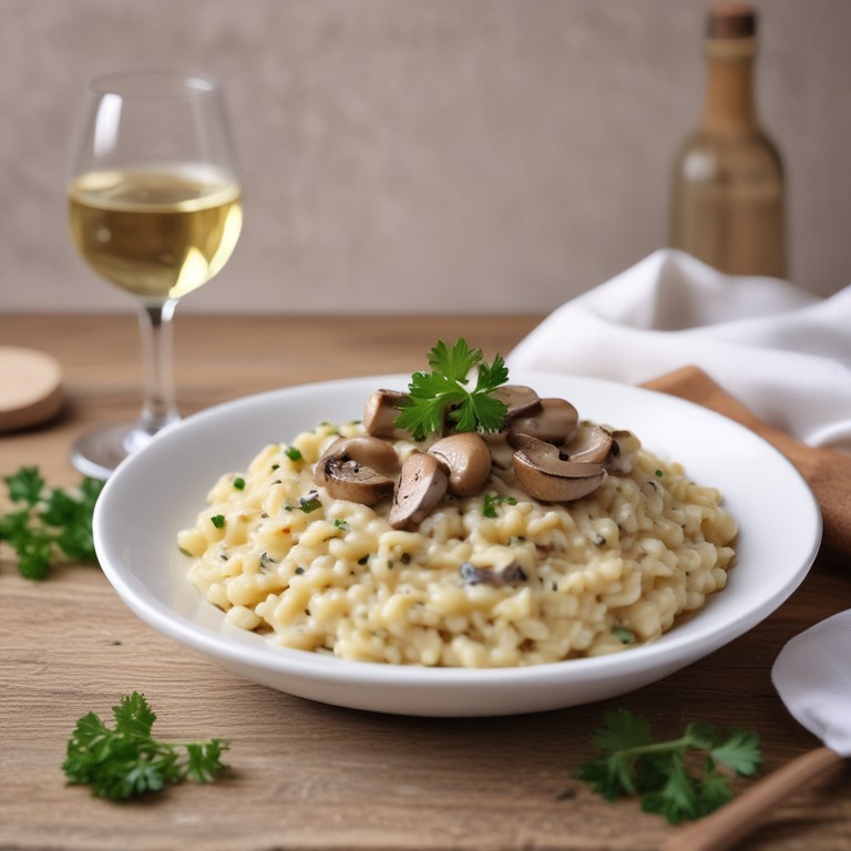 Romige Champignon Risotto
