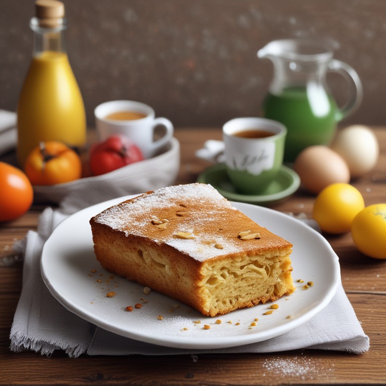 Bolo de Trigo com Açúcar e Azeite