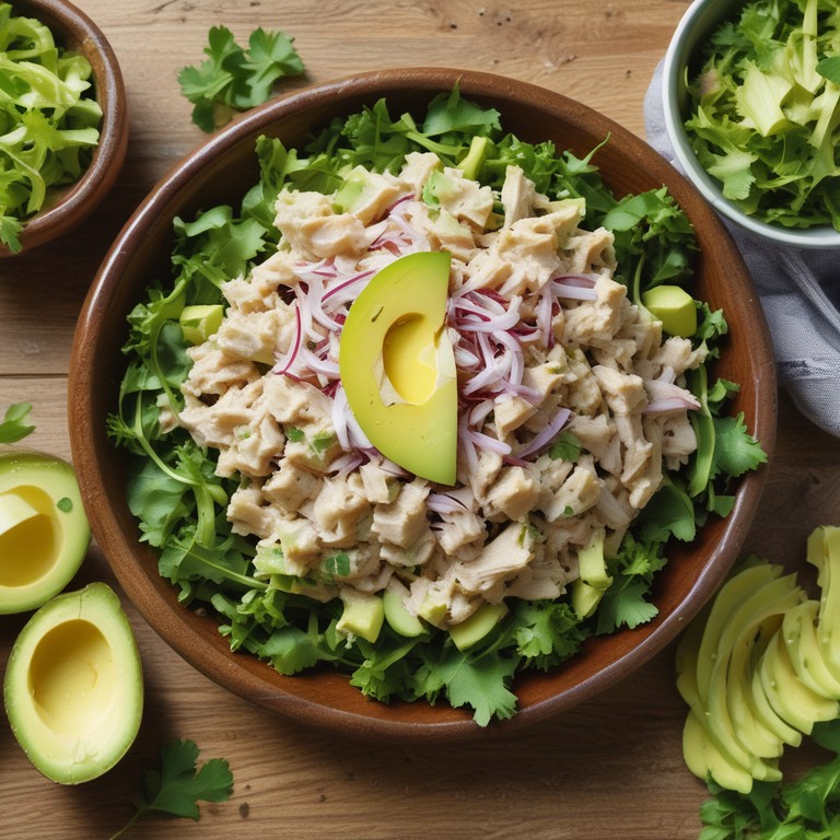Avocado Tuna Salad with a Zesty Twist