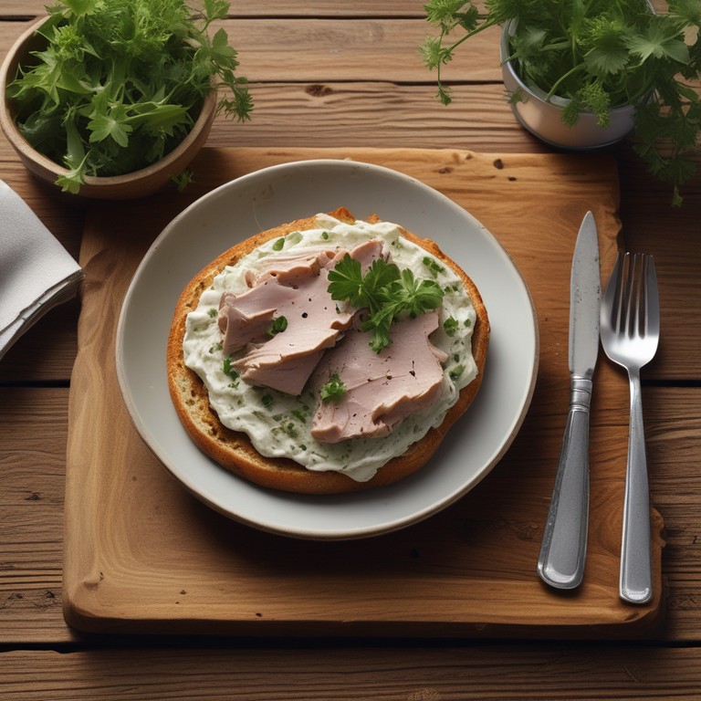 Tartine de Thon aux Cornichons