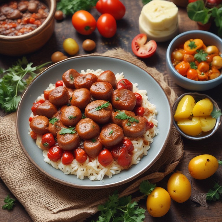 Rougail de saucisses de Morteau aux Pommes de Terre