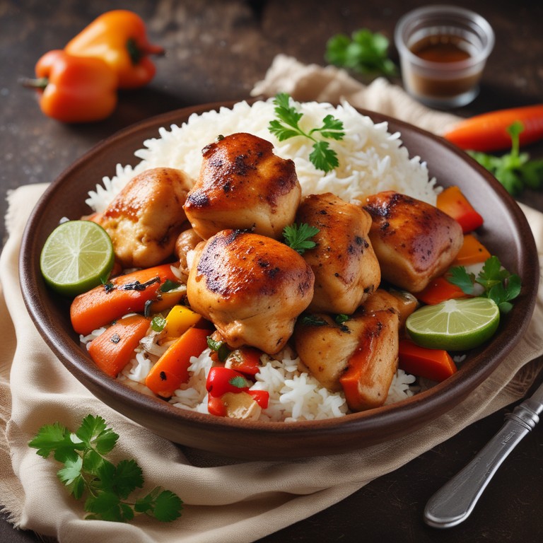 Riz Savoureux aux Cuisses de Poulet