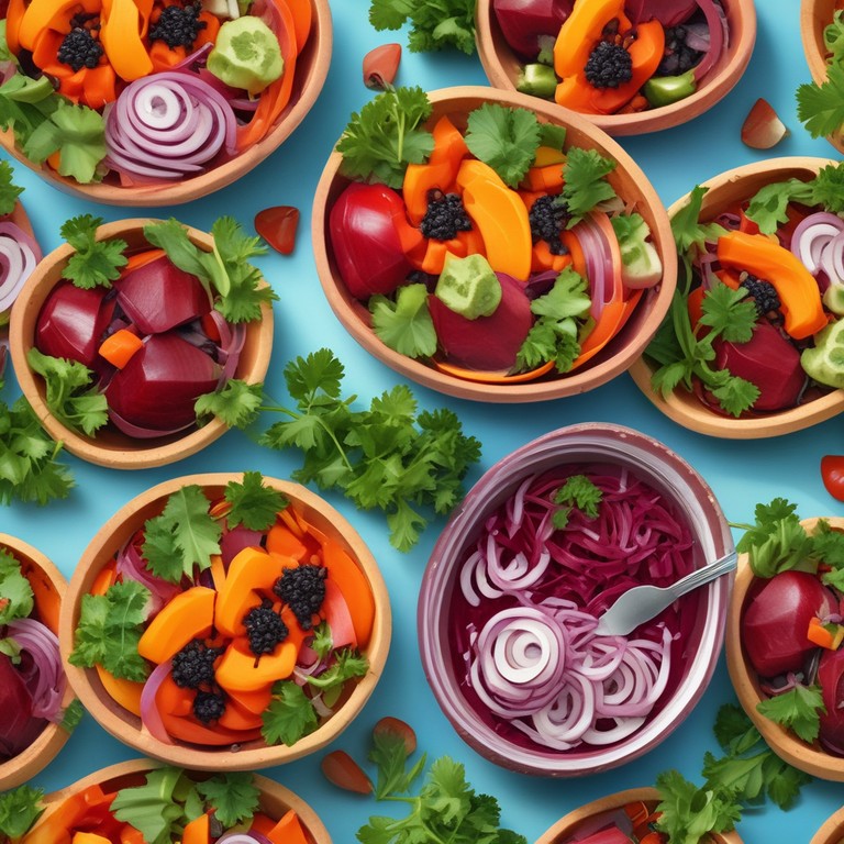 Vibrant Papaya and Beetroot Salad