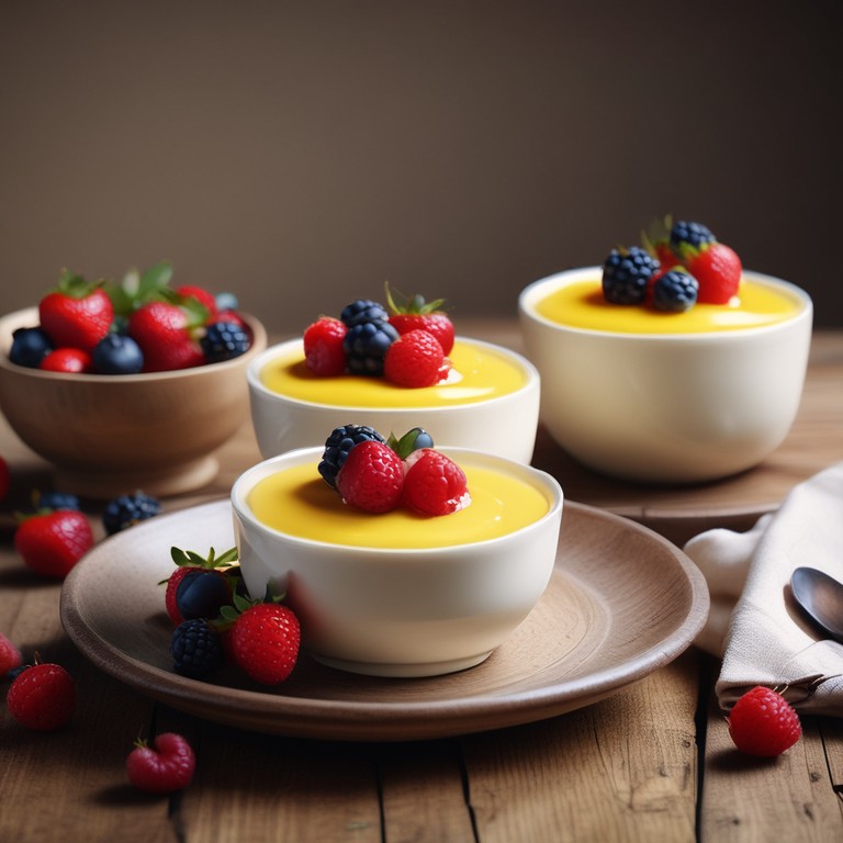 Creamy Milk and Honey Pudding