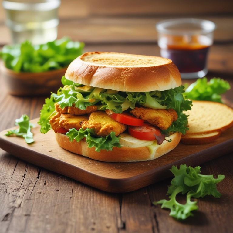 Spicy Turmeric Chicken Sandwich