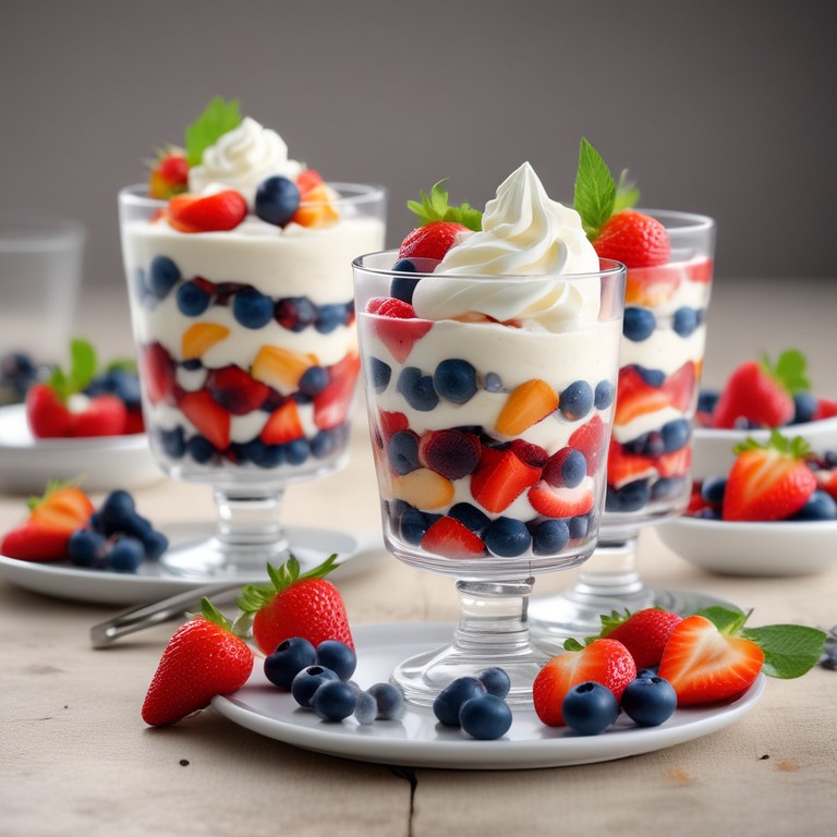 Fruchtige Mascarpone-Rahm-Creme