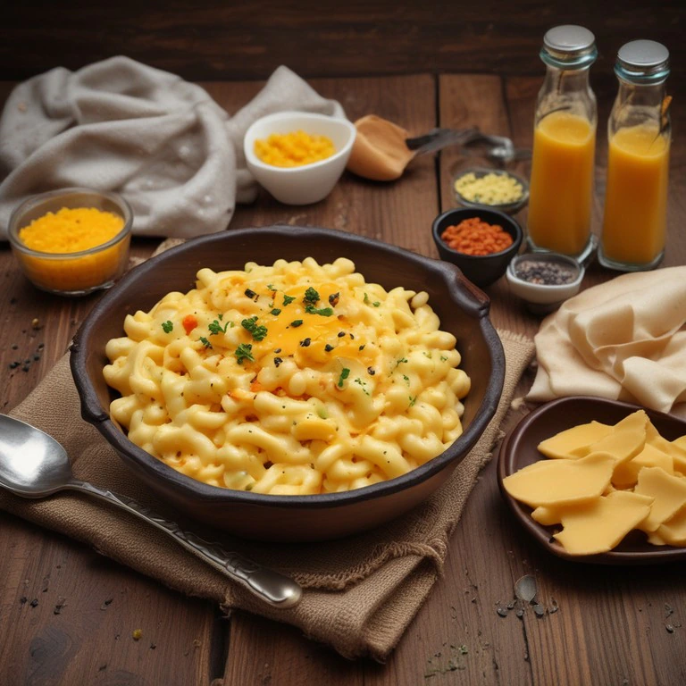 Cheesy Mac and Eggs Delight - Mr. Cook