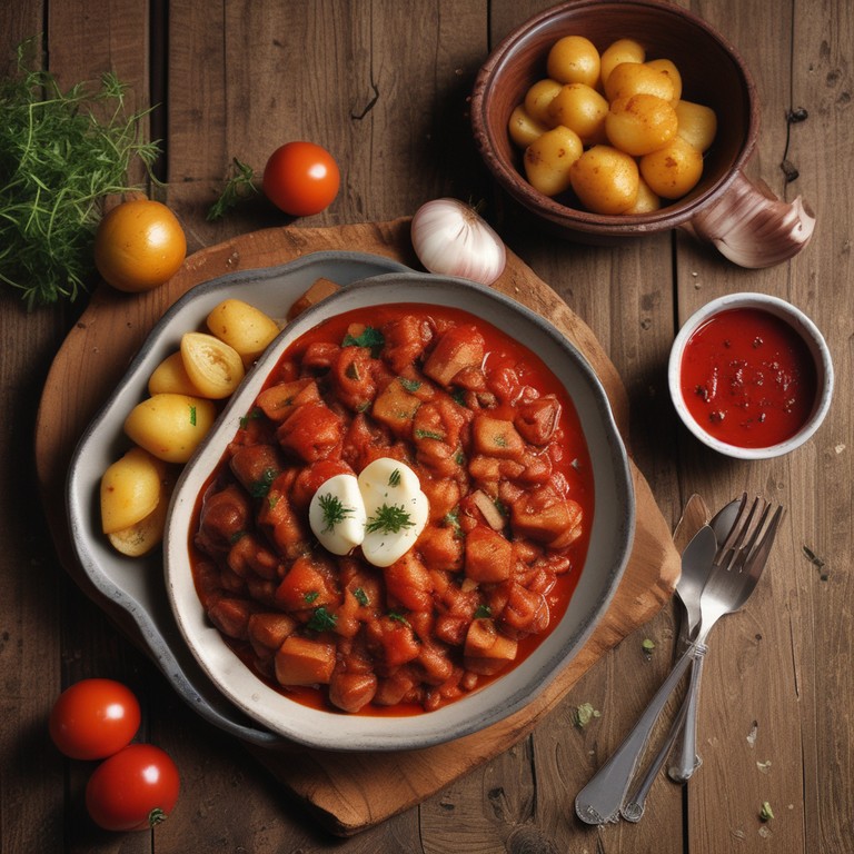 Fraldinha com Macarrão Búzios ao Molho de Tomate