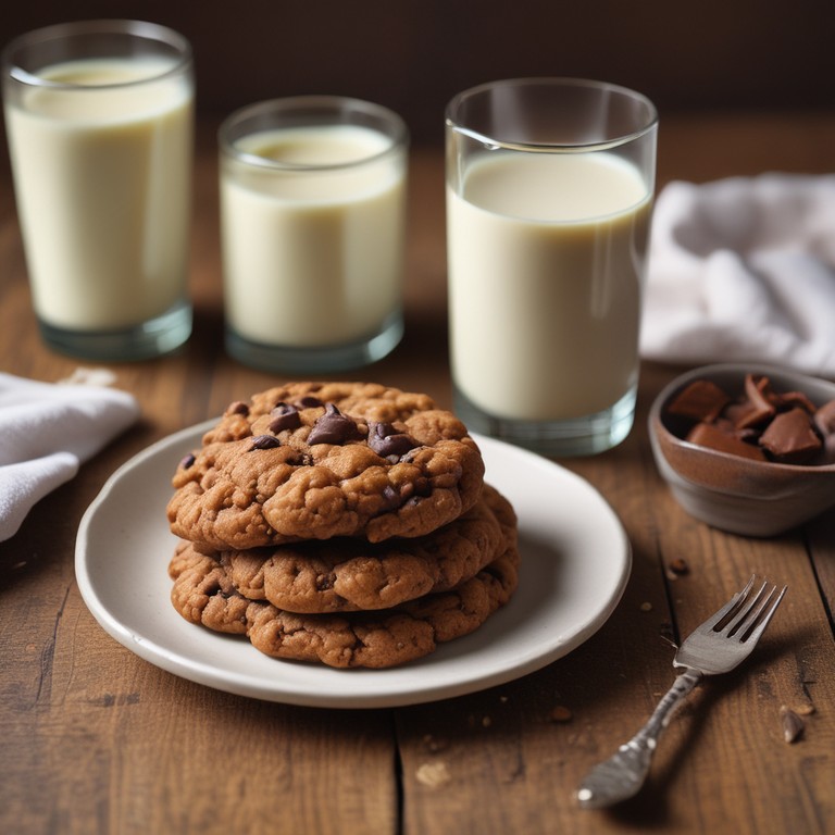 Cookies Chocolat et Flocons d'Avoine