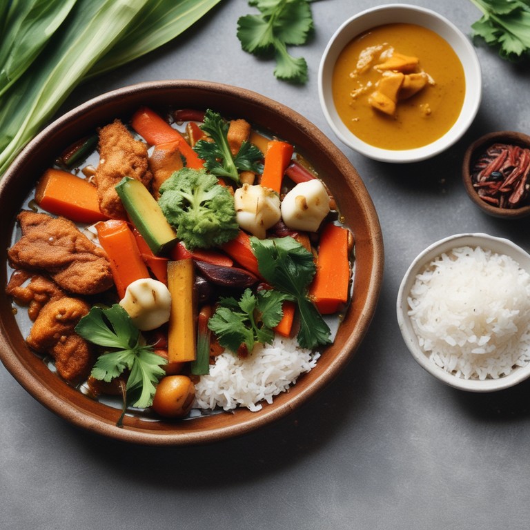 Kerala Style Avial: A Colorful Vegetable Medley