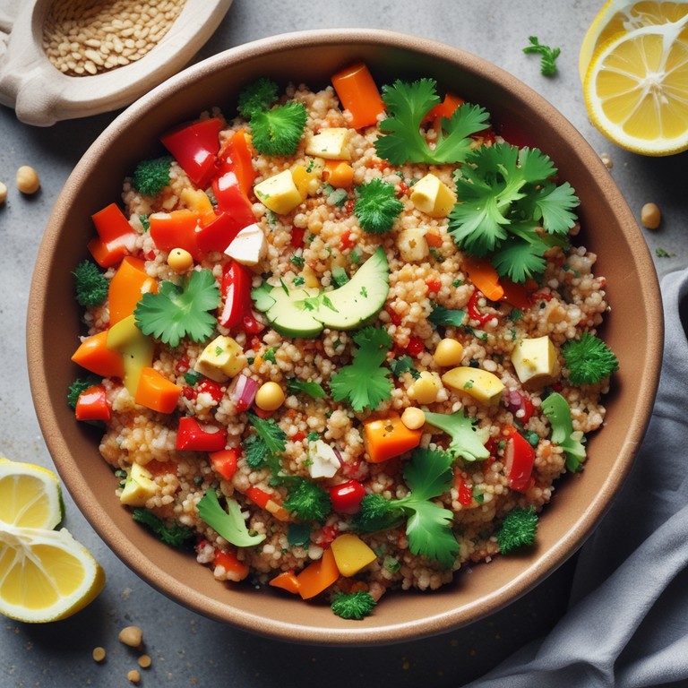 Salade de Quinoa aux Légumes Croquants