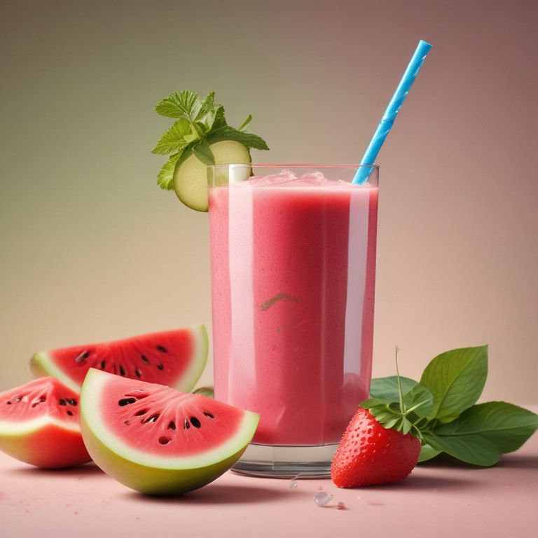 Erfrischender Wassermelonen-Smoothie mit Minze - Mr. Cook