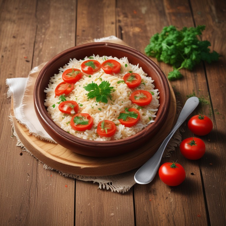 Arroz de Tomate e Cebola