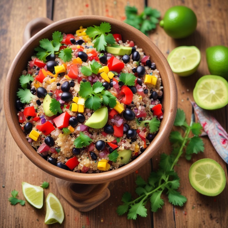 Protein-Packed Quinoa and Black Bean Salad