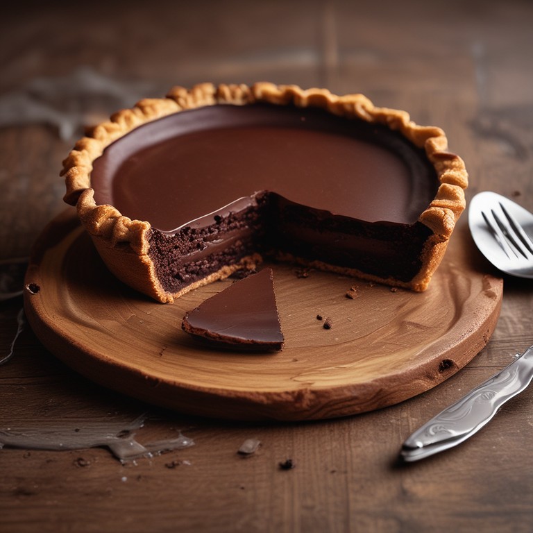 Decadent Double Crust Chocolate Pie