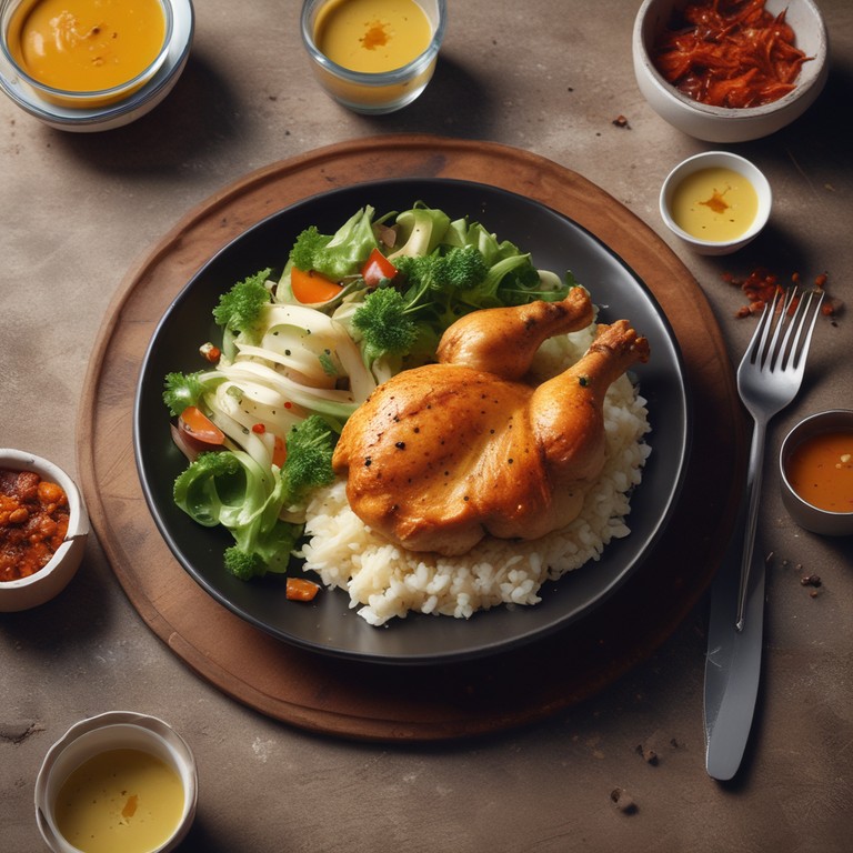 Frango com Abóbora e Molho de Mostarda