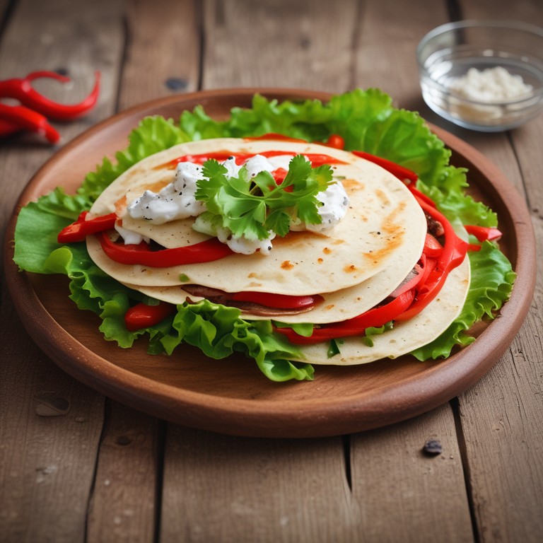 Tortilla's met Paprika en Geitenkaas