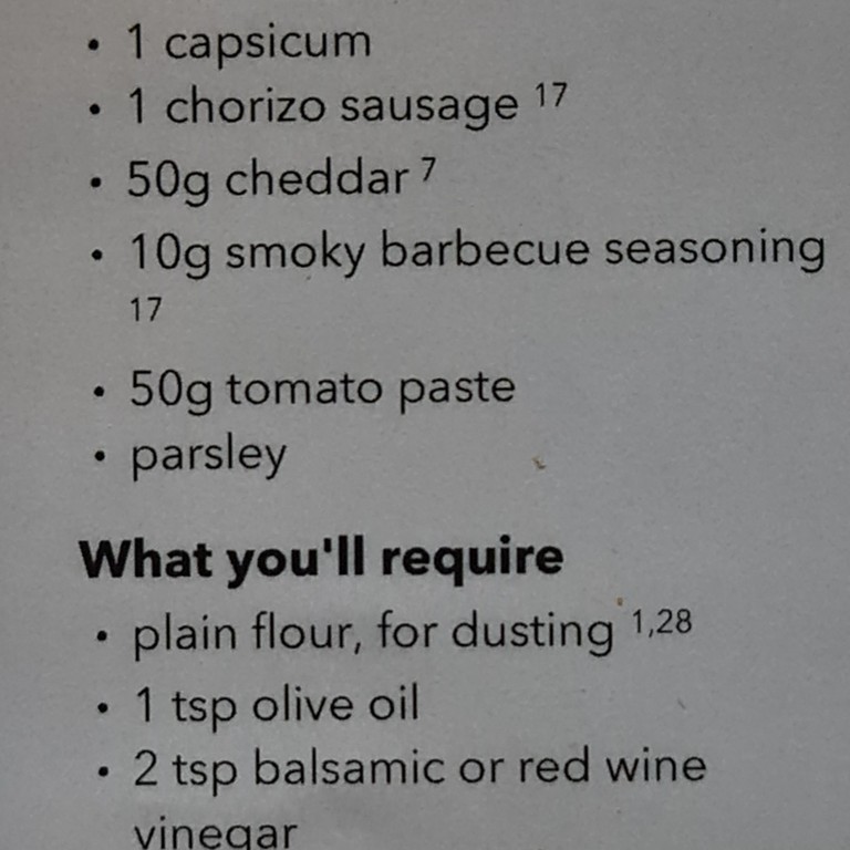Smoky Chorizo Pizza