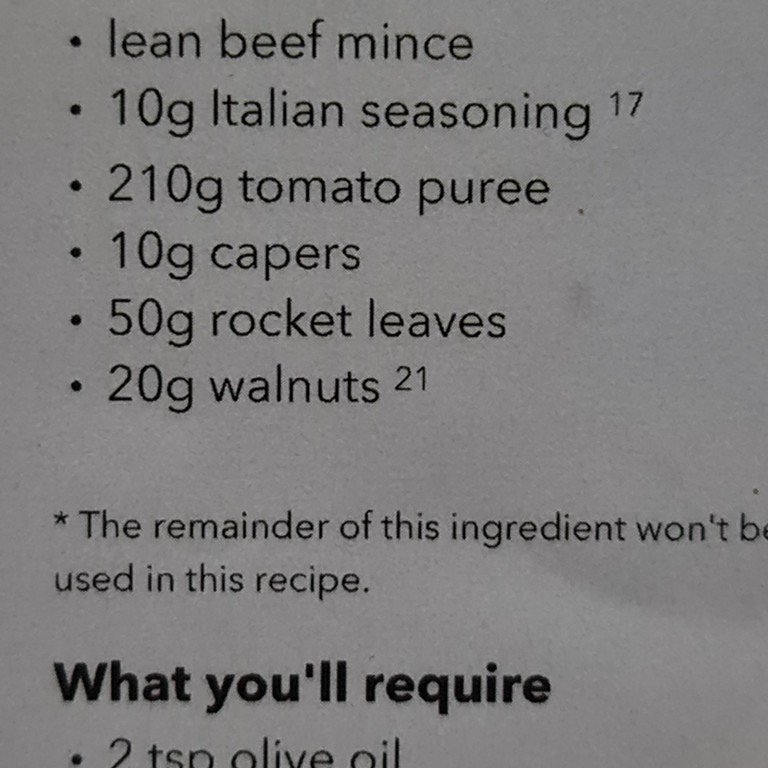 Spaghetti with Beef and Rocket