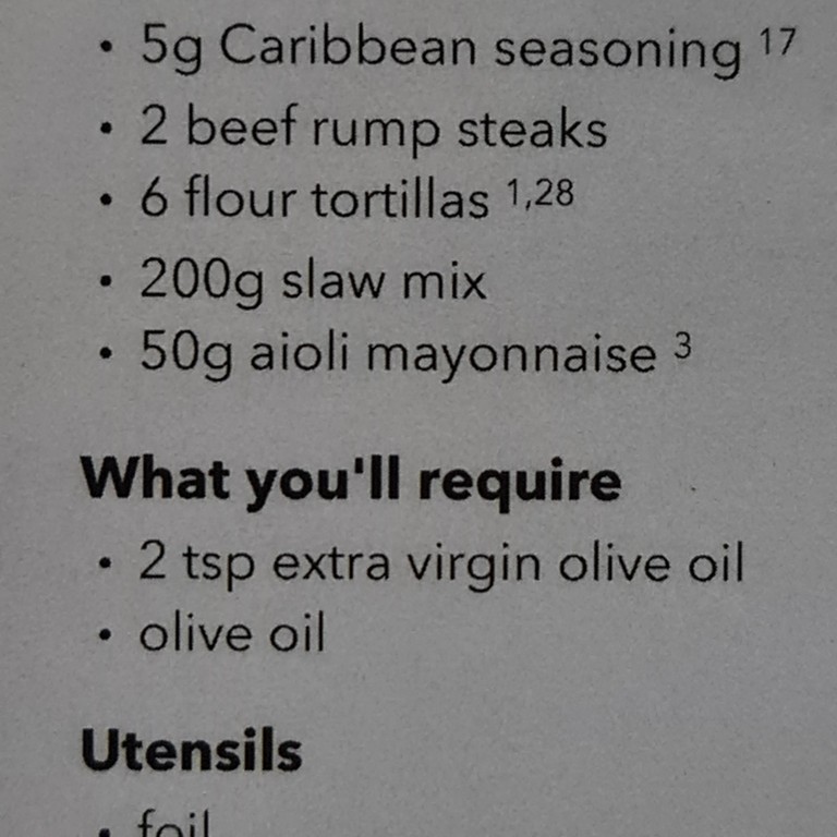 Caribbean Beef Tacos