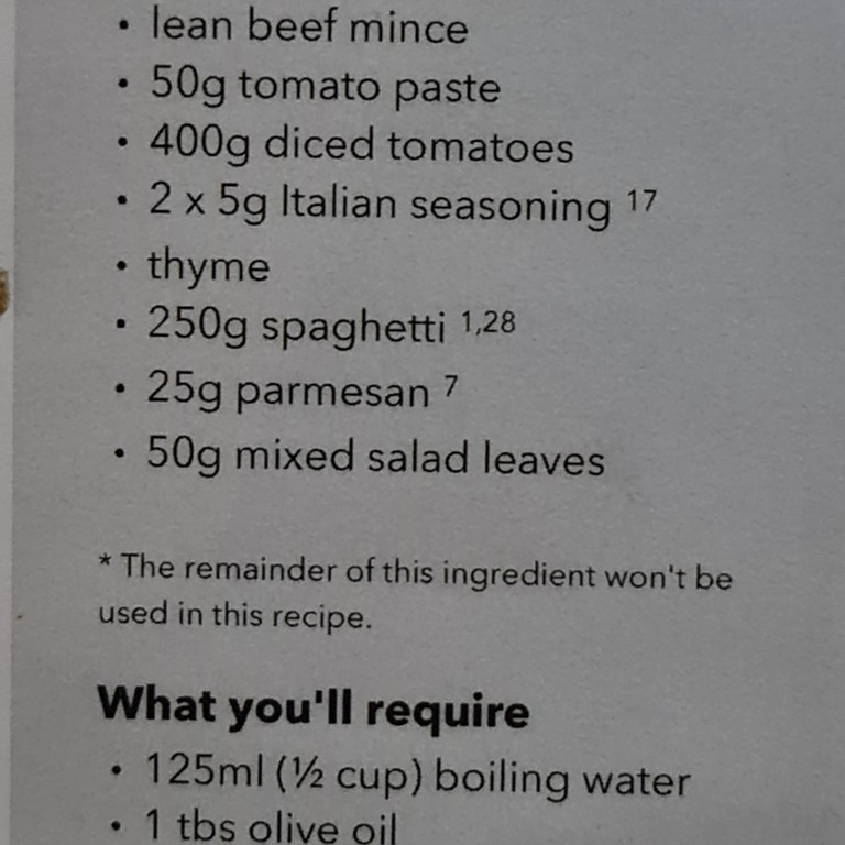 Spaghetti Bolognese with Salad