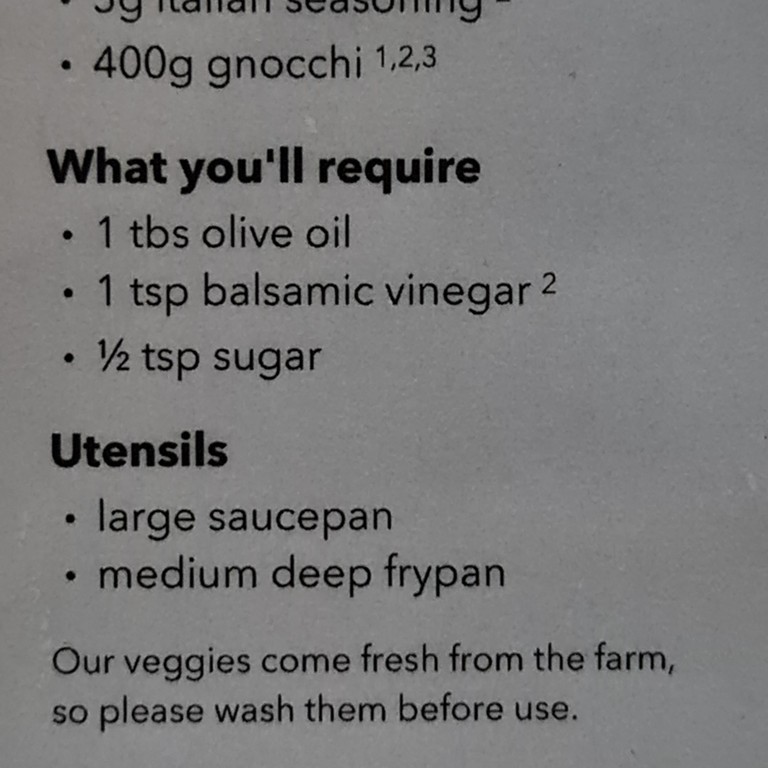 Beef and Gnocchi with Vegetables