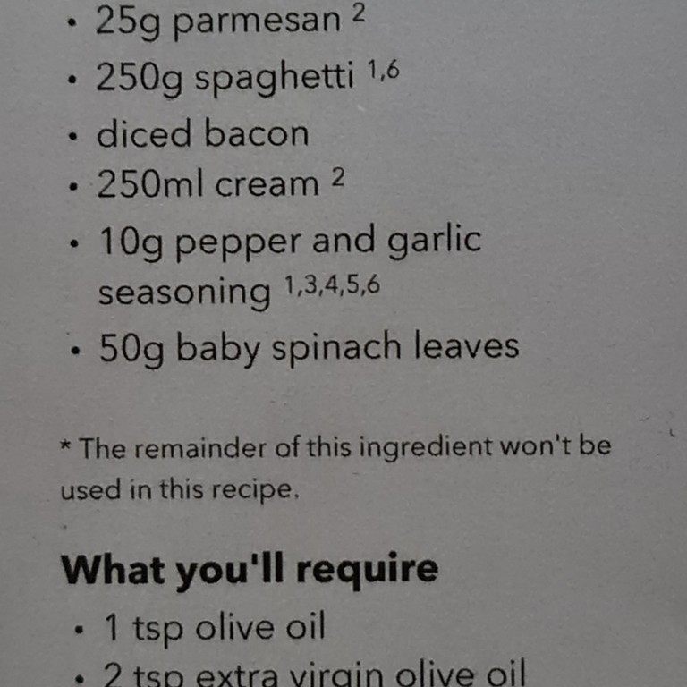 Creamy Bacon and Spinach Spaghetti